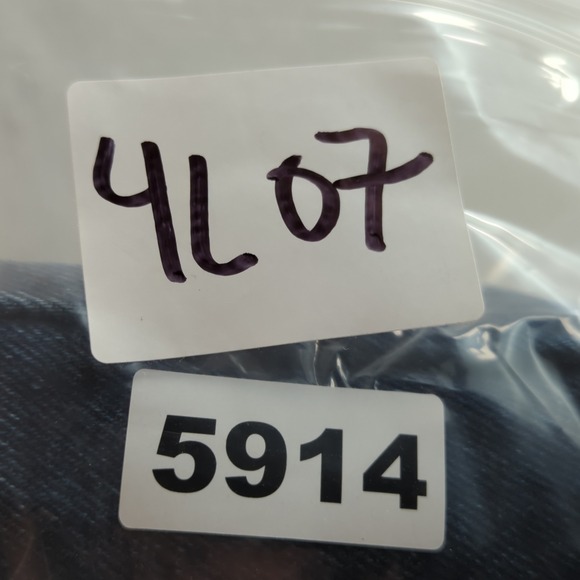 Vintage Levis Orange Tab Jeans Mens 38 (Fits 34x27) Blue Dark Wash Straight - Picture 13 of 13